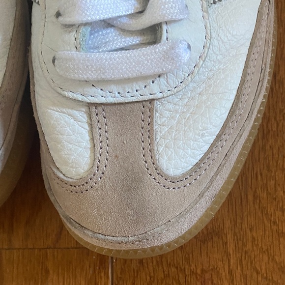 Adidas Samba OG White and Lavender Sneakers with Gum Soles - Picture 5 of 12